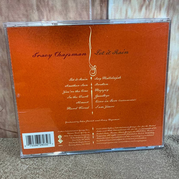 2002 Let It Rain by Tracy Chapman Audio Music CD - Picture 3 of 3
